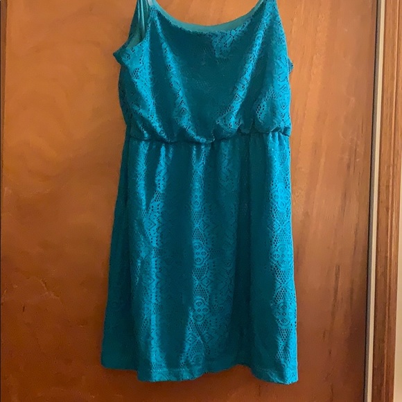 Teal dress - Picture 2 of 4
